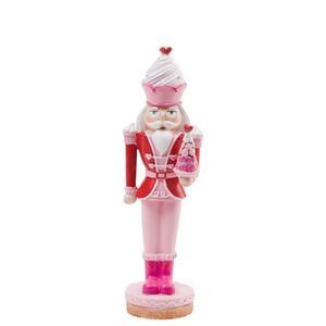Valentine Heart Cupcake Nutcracker Soldier Red Pink Dessert Treat Decor